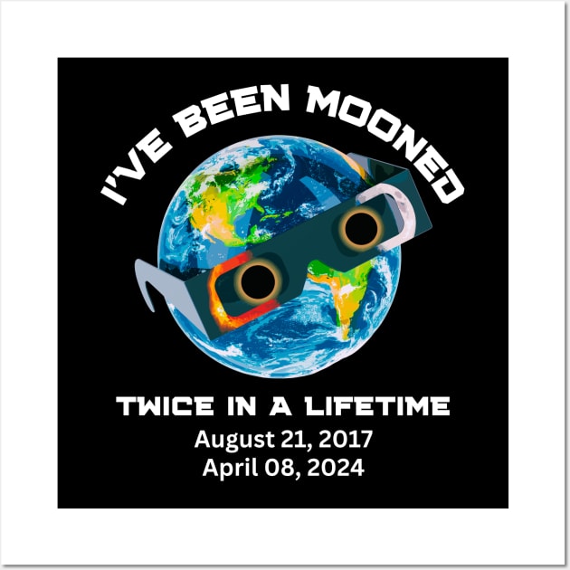 I've Been Mooned Twice In A Lifetime Wall Art by Etopix